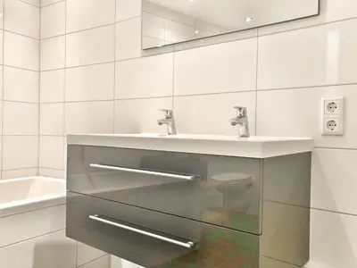 Ein Badezimmer in der Unterkunft Haus Hermine