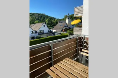 Ein allgemeiner Bergblick oder ein Berglick von der Ferienwohnung aus