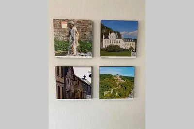 Grundriss der Unterkunft Appartment mit Blick auf Schloss Sayn