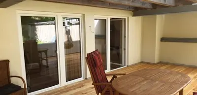 Grundriss der Unterkunft Moderne Wohnung mit Studio in Bauernhausscheune am See