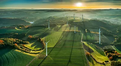 Naturlandschaft in der Nähe des Privatzimmers