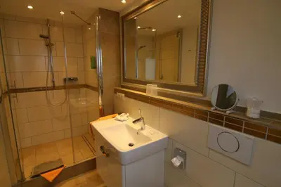 Ein Badezimmer in der Unterkunft Ferienweingut Villa Hausmann