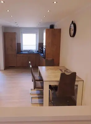 Küche/Küchenzeile in der Unterkunft Ferienwohnung Valentin