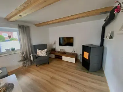 TV/Unterhaltungsangebot in der Unterkunft Ferienhaus Göbel´s gute Stube
