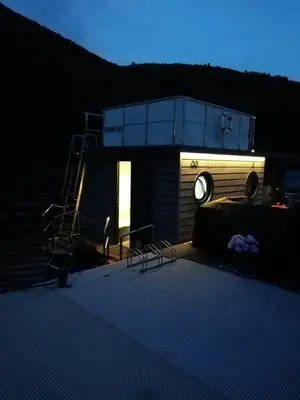 Grundriss der Unterkunft Hausboot auf der Mosel