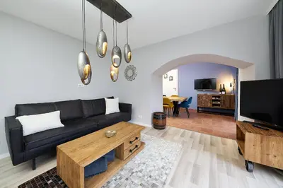 TV/Unterhaltungsangebot in der Unterkunft Ferienhaus Wehlener Rosengarten