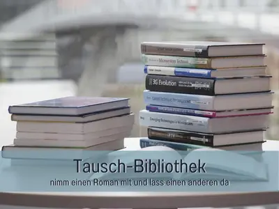 Die Bibliothek in der Ferienwohnung