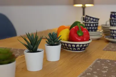 Essen in der Ferienwohnung oder in der Nähe