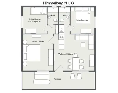 Grundriss der Unterkunft Himmelberg11