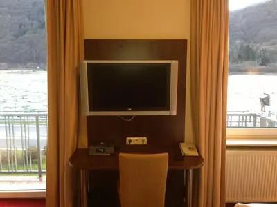TV/Unterhaltungsangebot in der Unterkunft Rheinhotel Lamm