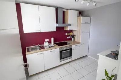 Küche/Küchenzeile in der Unterkunft Ferienwohnung Eifelurlaub