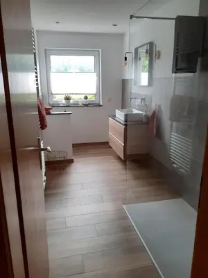 Grundriss der Unterkunft Moderne familienfreundliche Wohnung am Waldrand von Prüm mit Terrasse