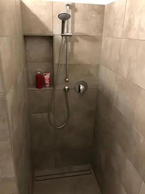 Ein Badezimmer in der Unterkunft Ferienappartement Veit