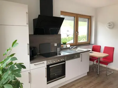 Küche/Küchenzeile in der Unterkunft Ferienappartement Veit