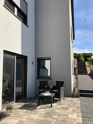Ein Balkon oder eine Terrasse in der Unterkunft Ferienappartement Veit