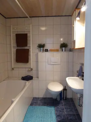 Ein Badezimmer in der Unterkunft Werners Doppelzimmer