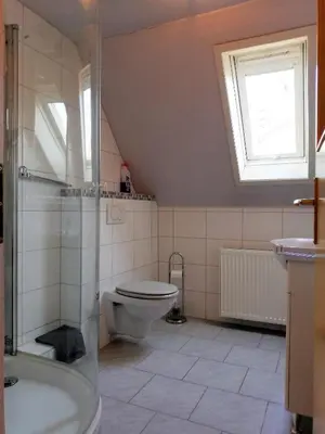 Ein Badezimmer in der Unterkunft Haus mit Seele im Nahetal