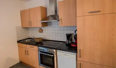 Küche/Küchenzeile in der Unterkunft Haus Avallon