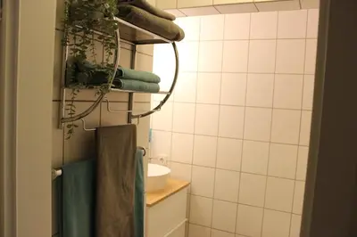 Ein Badezimmer in der Unterkunft Ferienapartment Helling