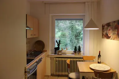 Küche/Küchenzeile in der Unterkunft Ferienapartment Helling
