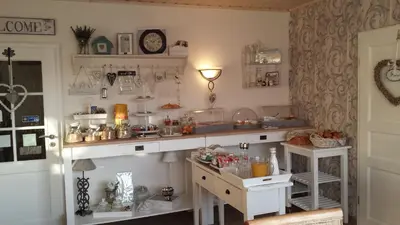 Küche/Küchenzeile in der Unterkunft Landhaus Julia
