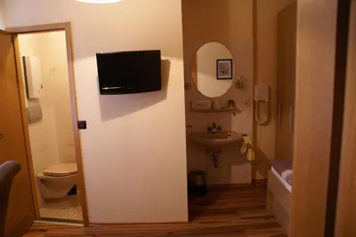 Ein Badezimmer in der Unterkunft Hotel Sonnenhof
