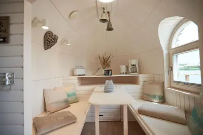 Küche/Küchenzeile in der Unterkunft Iglu Camp Fachbach