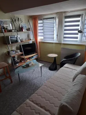 Ein Sitzbereich in der Unterkunft B&B Pension Winzerhaus Zell-Mosel