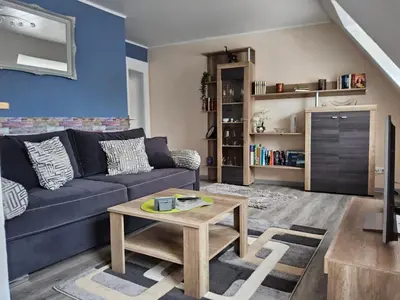 Küche/Küchenzeile in der Unterkunft Ferienwohnung Sabine