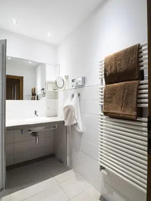 Ein Badezimmer in der Unterkunft Landhaus Müllenborn