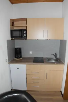Küche/Küchenzeile in der Unterkunft Gästehaus Steuer