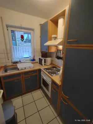 Küche/Küchenzeile in der Unterkunft Ferienwohnung am Hofgarten