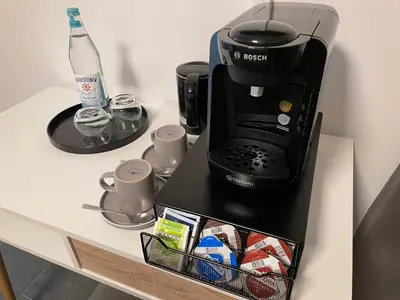 Kaffee-/Teezubehör in der Unterkunft Gästehaus Veenstra