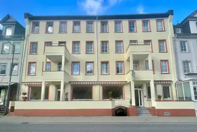 Das Gebäude in dem sich das Hotel befindet