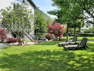 Ein Garten an der Unterkunft Ferienwohnung Sternenwald