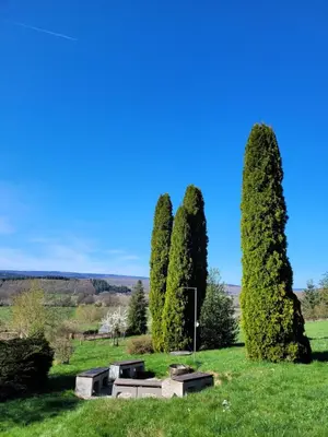 Ein Garten an der Unterkunft Haus Wilder Hunsrück