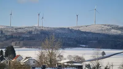 Naturlandschaft in der Nähe der Ferienwohnung