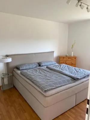 Ein Bett oder Betten in einem Zimmer der Unterkunft Casa Royale, Boxspring, WiFi, XXL-Parking, E-Wallbox