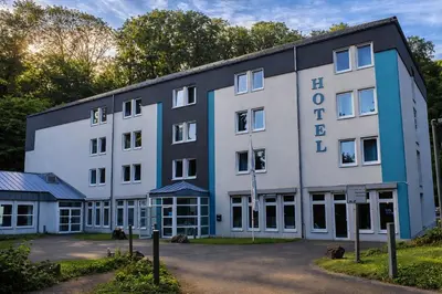 Das Gebäude in dem sich das Hotel befindet