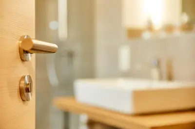 Ein Badezimmer in der Unterkunft Moselliebe