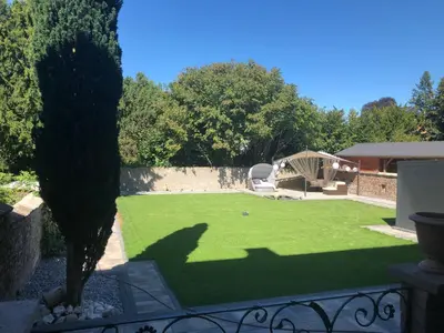Ein Garten an der Unterkunft L11 Ferienwohnung