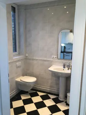 Ein Badezimmer in der Unterkunft L11 Ferienwohnung