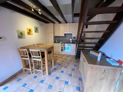 Küche/Küchenzeile in der Unterkunft Ferienhaus Jüngling