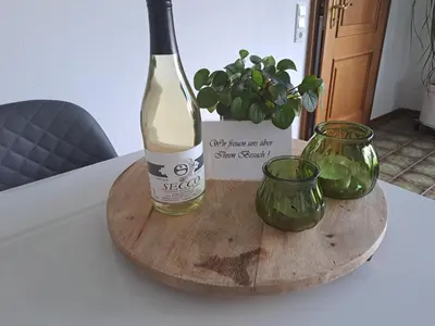 Getränke in der Unterkunft Weingut Gödert