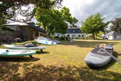 Ein Garten an der Unterkunft Ferienhaus Martinshof