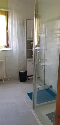 Ein Badezimmer in der Unterkunft Pfötchen