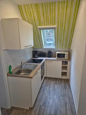Küche/Küchenzeile in der Unterkunft Ferienwohnung Rheinblick Bacharach am Rhein