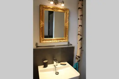 Ein Badezimmer in der Unterkunft CASA UNA im Herzen von Bad Kreuznach