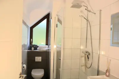 Ein Badezimmer in der Unterkunft Ferienwohnung Traumzeit