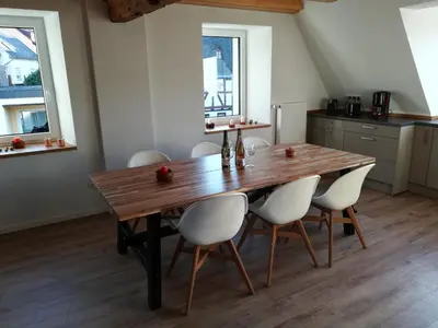 Küche/Küchenzeile in der Unterkunft Präsenzhof Lay